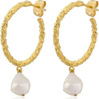 Peracas Bianca Daily Hoops in Ivory at Nordstrom