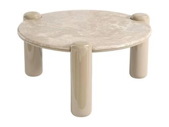 Vente-Unique Marble & MDF Coffee Table - Beige - NARODI