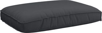 vidaXL Coj&iacute;n De Pal&eacute; Para Asiento Negro 120 X 80 X 12 Cm Tela Oxford Vidaxl