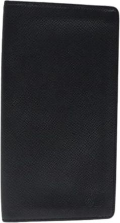 Louis Vuitton Pre-owned Wallets, male, Black, Size: ONE SIZE Pre-owned Leather Wallet