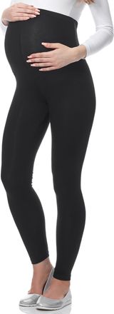 Be Mammy Womens Maternity Long Leggings 02(Black, XL)