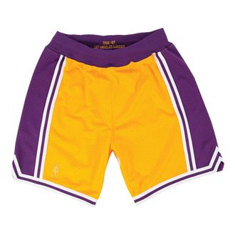 Mitchell & Ness x NBA Los Angeles Lakers 1996-97 Home Shorts Yellow ASHRGS18121-LALLTGD96