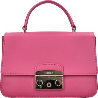Furla Metropolis Mini - Dames - Handtassen - Roze - ONE Size - Leer - Tassen