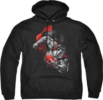 Gildan Superman My City Adult Pull Over Hoodie / Hooded Sweatshirt