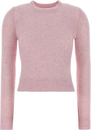 Isabel Marant Pink Stretch Alpaca Blend Isadora Sweater