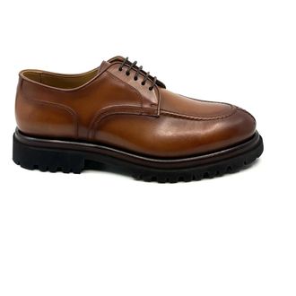 Franceschetti Platform Derby - Heren - Veterschoenen - Bruin - 39 EU - Leer - Schoenen