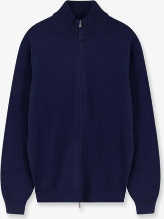 FILIPPO DE LAURENTIIS Superfine merino wool full-zip cardigan - FILIPPO DE LAURENTIS - gender_Man