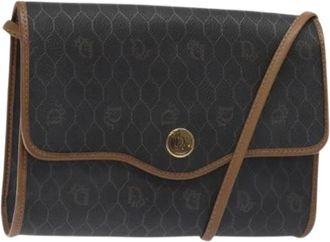 Dior Pre-owned Leather Shoulder Bag - Dames - Vintage Schoudertas - Zwart - ONE Size - Leer - Vintage
