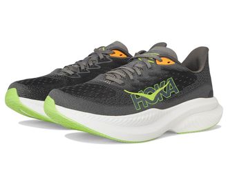 Hoka One One Mach 6 Mens Shoes Gravel/Asphalt Grey : 9 D - Medium