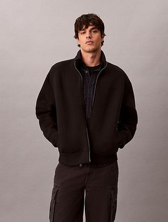 Calvin Klein Chaqueta Con Cremallera De Jersey De Punto Doble