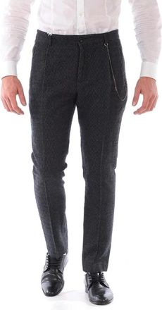 Daniele Alessandrini Jeans - Heren - Slim Fit Broeken - Grijs - XS - Katoen - Broeken