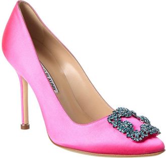 Manolo Blahnik Hangisi 105 Satin Pump
