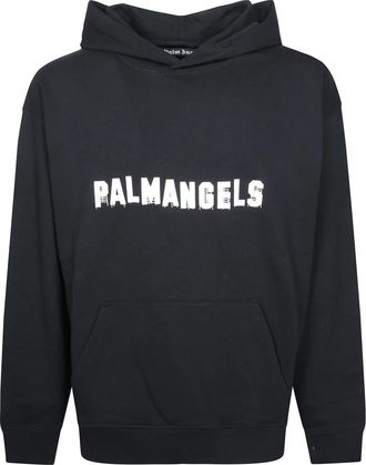 Palm Angels Sudadera Palm Hills Regular - Sweatshirts & Hoodies - Hombre - Negro - M