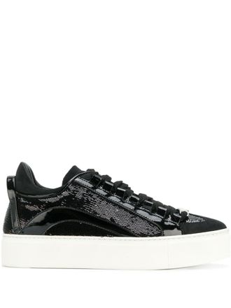 Dsquared2 sequin-embellished sneakers - Black