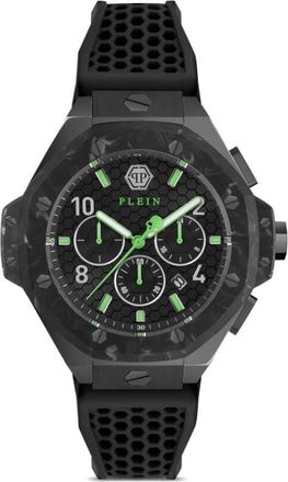 Philipp Plein Chrono watch - men - stainless steel/Silicone - One Size - Black