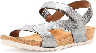 S&ouml;fft Gillian Womens Sandals Pewter : 7.5 B - Medium, Faux Leather