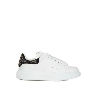 Alexander McQueen White Calfskin Chunky Mens Sneakers
