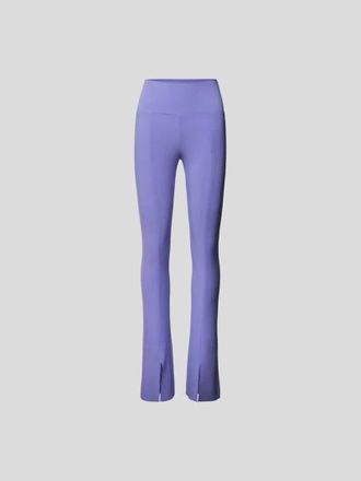 Norma Kamali Bootcut Leggings mit Beinschlitz in Lila, Gr&ouml;&szlig;e L