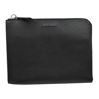 Orciani Tassen, Heren, Zwart, ONE Size, Leer, Portadocumenti