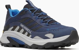 Merrell Mens Merrell Moab Speed 2 GTX Nylon Mens Navy Night Hiking Shoes - Size: UK 12 / eu 47 / us 12.5