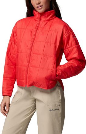 Columbia Sienna Hill Packable Quilted Jacket in Poppy Red at Nordstrom, Size Xx-Large