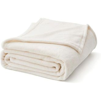 OEM Manta Reversible De Felpa Y Franela Crezuo, Suave Y C&aacute;lida, Reversible, Para Sof&aacute; O Cama, Microfibra, Ligera, C&aacute;lida, Para Beb&eacute;, 150 X 200 Cm, Beige.-