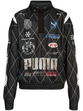 Puma x A$AP Rocky gerafelde sweater - Zwart