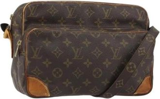 Louis Vuitton Pre-owned Cross Body Bags, female, Brown, Size: ONE SIZE Pre-owned Canvas Cross Body Bag