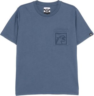 Sport b. logo-embroidered T-shirt - Blue