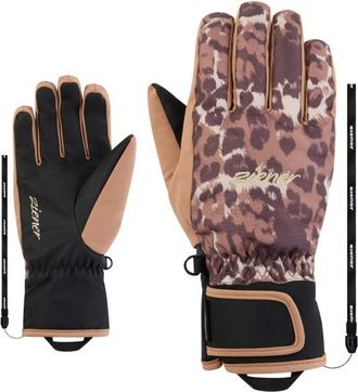 Ziener Karlotaa-Z AS PR Handschuhe f&uuml;r Damen | braun