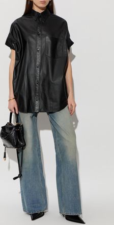 Balenciaga Wide-leg Jeans, Womens, Blue