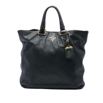 Prada Pre-owned Satchel - Dames - Pre-owned - Zwart - Maat: ONE Size Leer