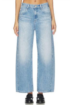 AG - Adriano Goldschmied Hattie High Rise Barrel Jeans In Blueprint