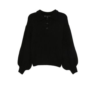 Mr. Mittens Round-neck Knitwear, female, Black, Size: XS Giselle Sweater