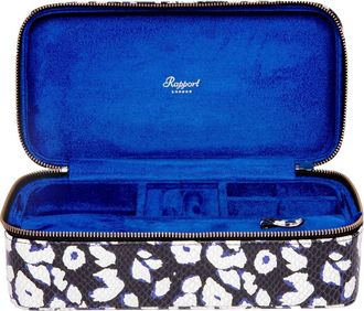 Rapport London SLOANE ZIP JEWELLERY CASE in Blue at Nordstrom