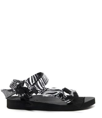 Arizona Love Sandales Trekky Imprim&eacute; Z&egrave;bre Bandana, Exclusivit&eacute; Lulli