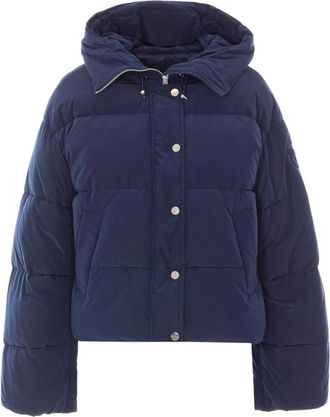 Pinko Impasto Imbottito Tela - Jackets - Mujer - Azul - 2XS