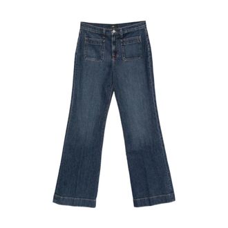 7 For All Mankind Jeans Radar de pernera ancha - Jeans - Mujer - Azul - W26