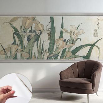 Tulup Carta Da Parati Autoadesiva - Fotomurale - Alta Qualit&agrave; - Per La Cucina - Camera Da Letto - Delicati Iris 250x104 Cm
