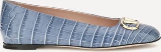 Valentino Garavani VLogo Signature croc-effect Ballerinas Female 36.5
