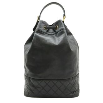 Chanel Pre-owned Backpacks, unisex, Black, Size: ONE SIZE Pre-owned Grained Calfskin Backpack