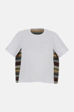 sacai T-shirt A Righe Orizzontali