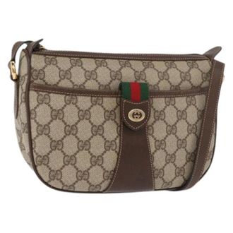 Gucci Pre-owned Cross Body Bags, female, Beige, Size: ONE SIZE Pre-owned Vintage Shoulder Bag