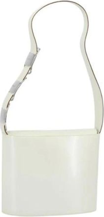 Ferragamo Pre-owned Bucket Bags, female, White, Size: ONE SIZE Pre-owned Leather Bucket Bag