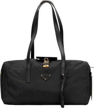Prada Weekend Bags, female, Black, Size: ONE SIZE Weekend Bag
