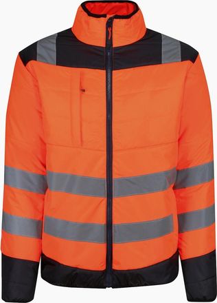 Regatta Mens Regatta Mens Two Tone Thermal Hi-Vis Jacket - Orange - Size: 44/Regular