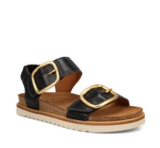 Taos Womens On The Double Sandals In Black