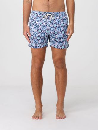 Peninsula Boxer mare corti con fantasia etnica e vita con coulisse