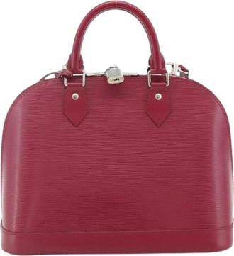 Louis Vuitton Pre-owned Vintage Handbag - Dames - Vintage Handtas - Rood - ONE Size - Leer - Vintage