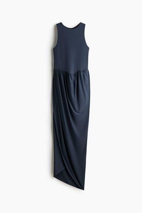 H&M Tulip-skirt Maxi Dress in Navy Blue at Nordstrom, Size X-Small